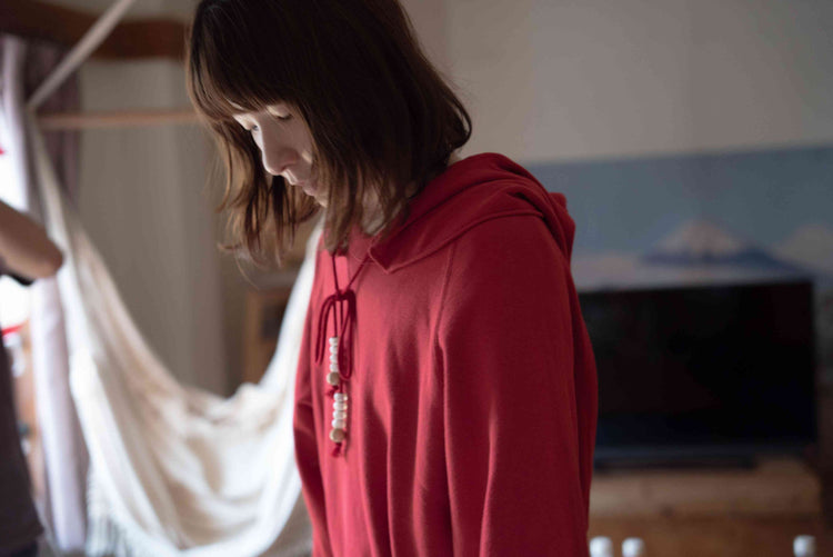 Arranged hoodie