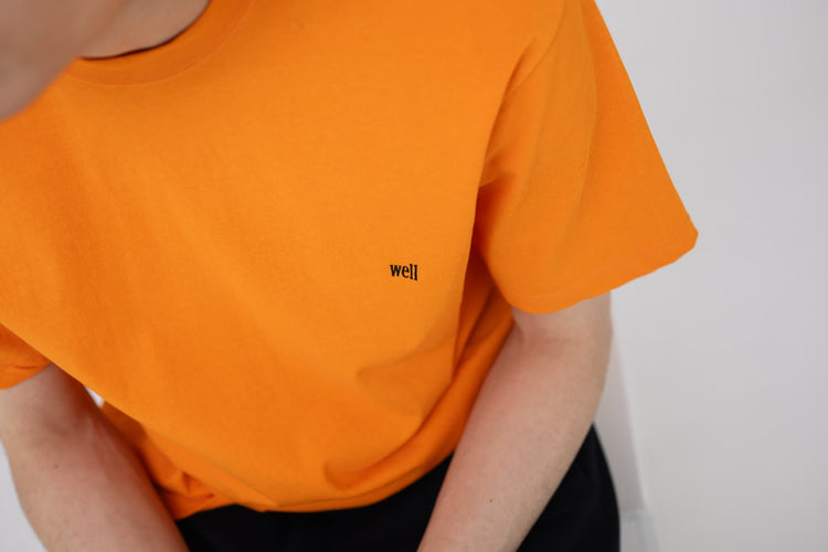 Tilted logo T-shirt