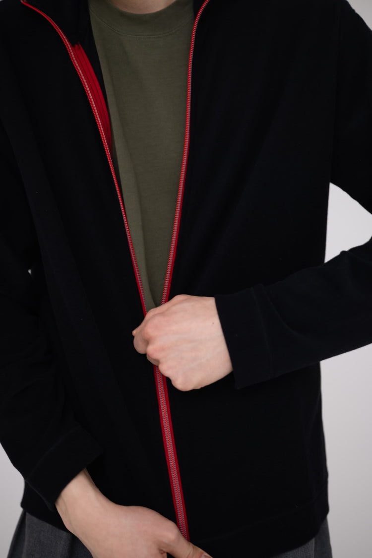 2 Way Open Zip cardigan